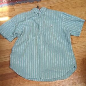 Polo Ralph Lauren Light Green Striped Shirt